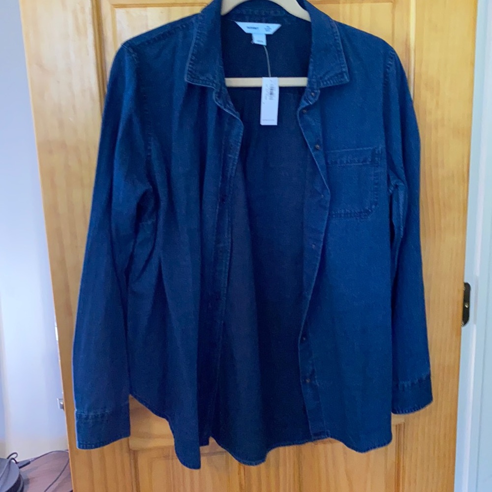 Dark chambray shirt new